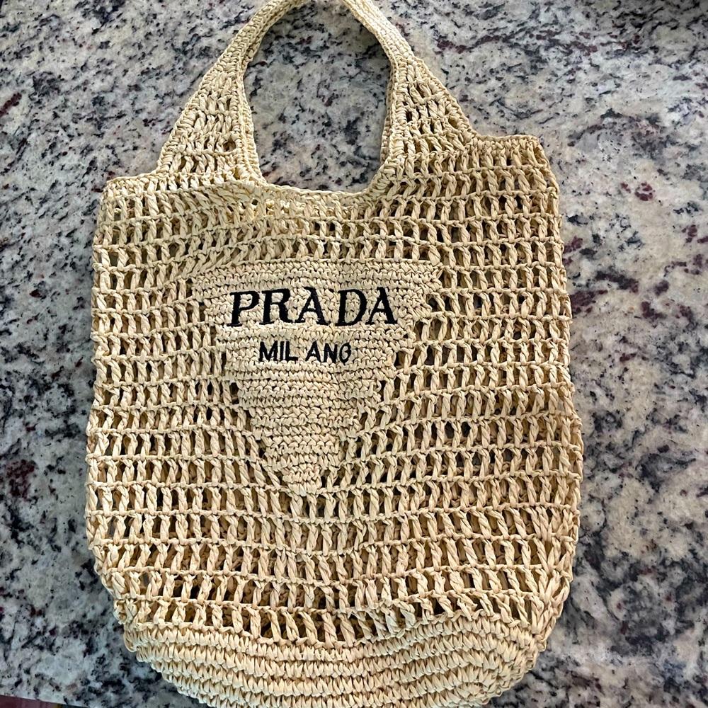 Prada Straw Bag